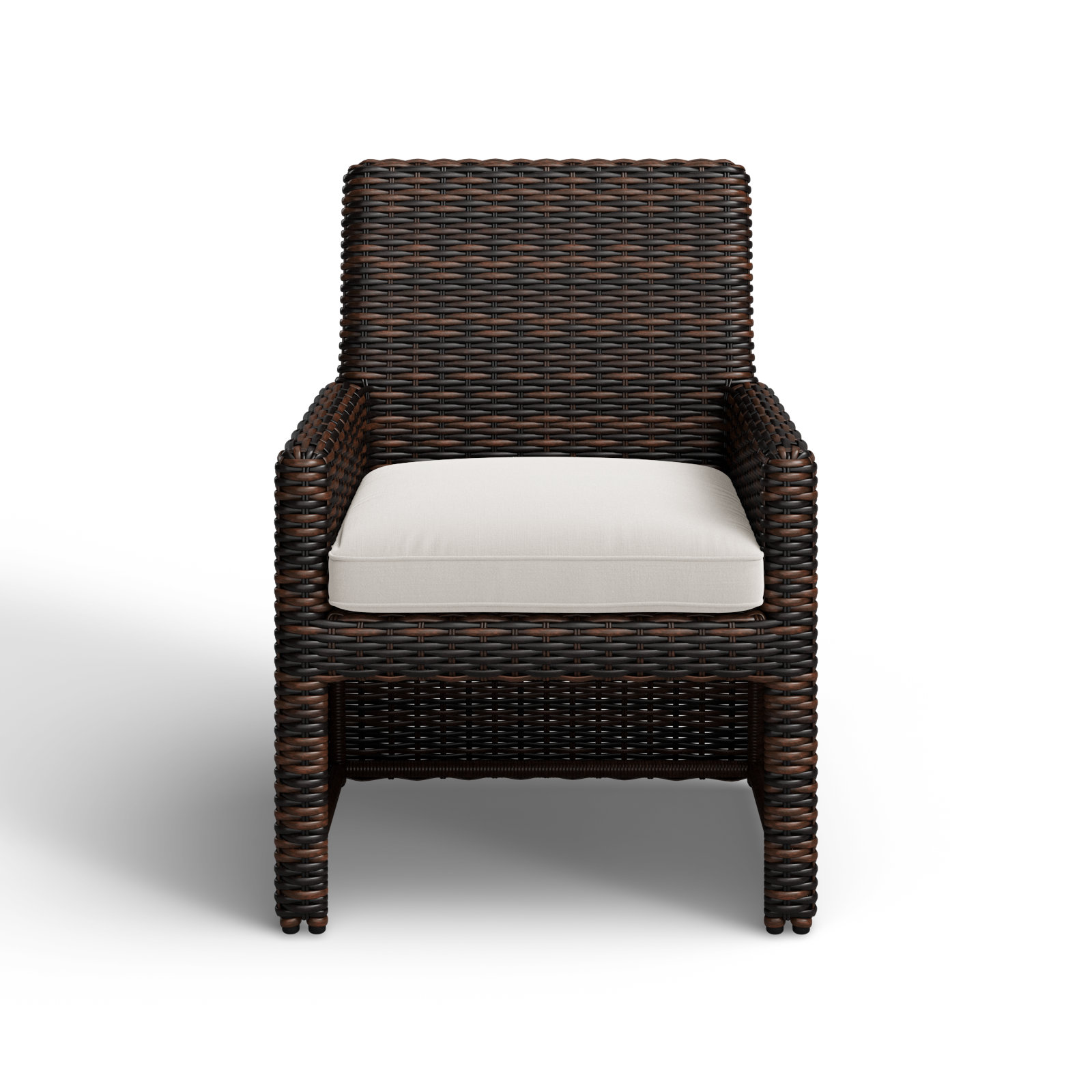 Sunset West Montecito Sunbrella® Patio Armchair, Canvas Flax Sunbrella® Canvas