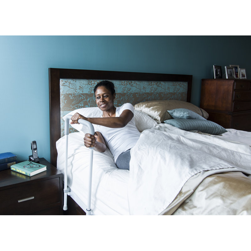 HEALTHCRAFT Smart-Rail: Dual Position Bed Rail, Pivoting Side Rail For Seniors Safety