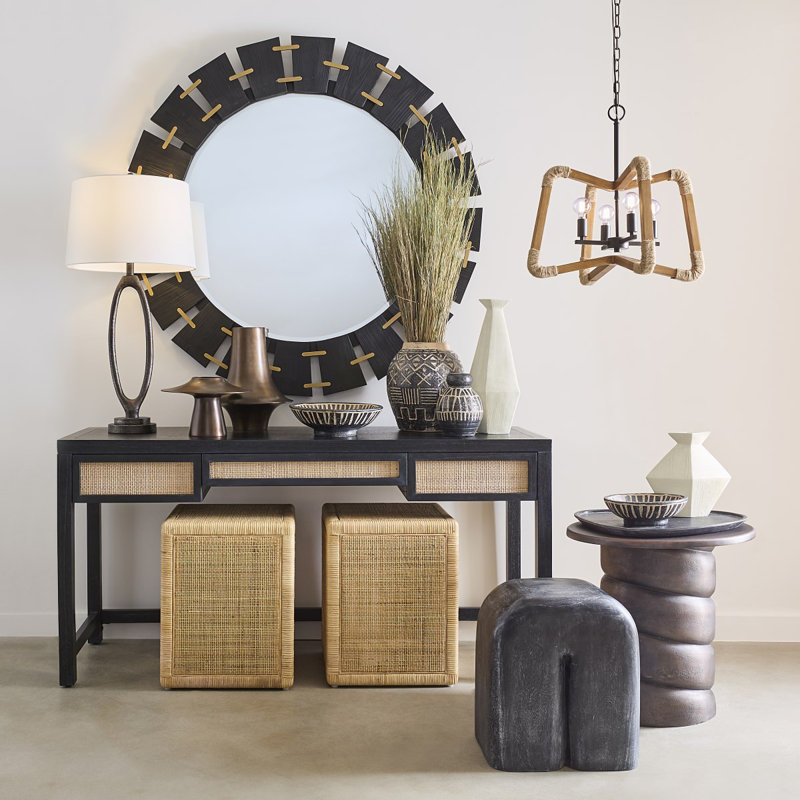 Greely End Table, Cream