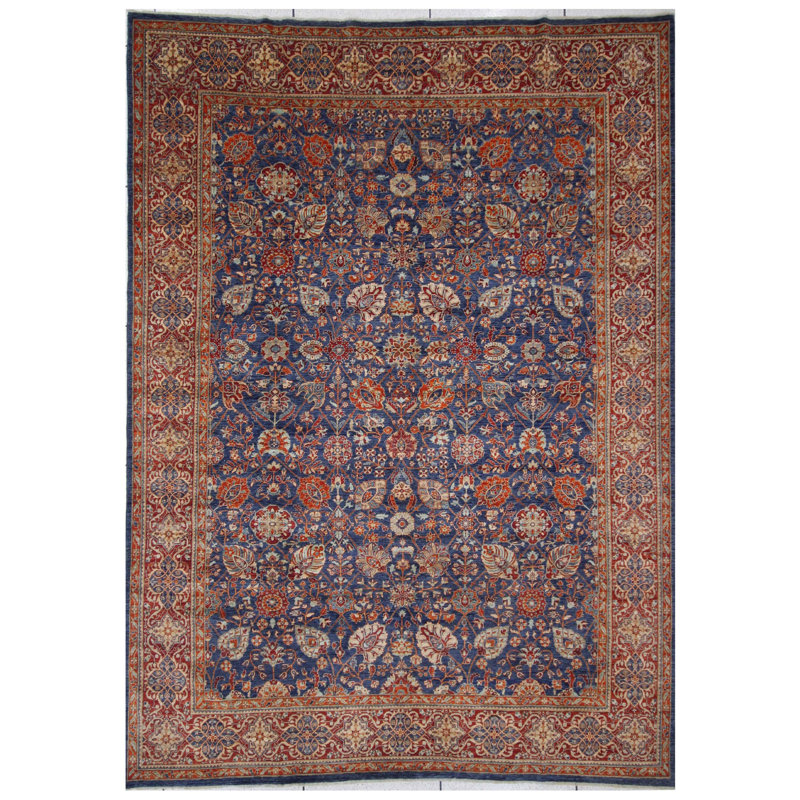 One-of-a-Kind 9'10" X 13'6" Hand Knotted Area Rug