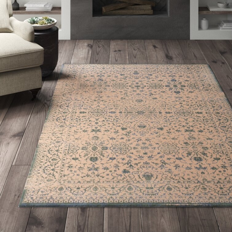 Wrought Studio Shelva Rose/Cream Area Rug & Reviews