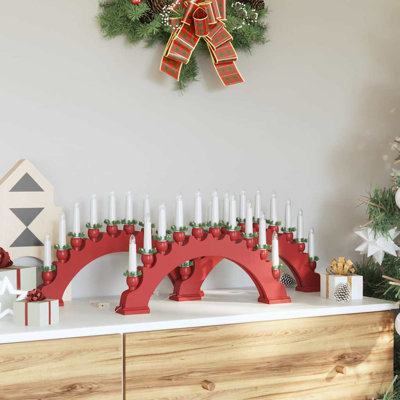 Christmas Candle Arch with 10 LED Candles