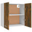 Armoire suspendue vidaXL Lyon chêne fumé 60 x 31 x 60 cm-627754979