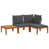 Anthracite Cushion/Natural Black Frame selected
