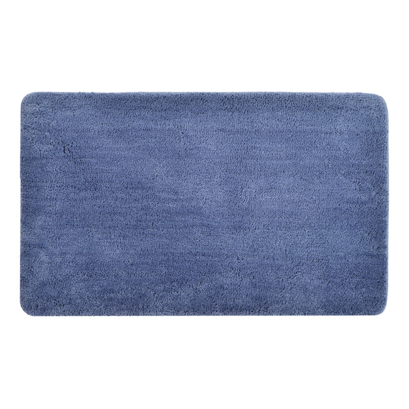 Jordan Microfibre Non Slip Bath Mat, Mid Blue