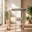 Stainless Steel Top End Table