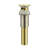 4 Inch 2 Handle Centerset Lead-Free Bathroom Faucet, Swivel Spout With Copper Pop Up Drain And 2 Water Supply Lines