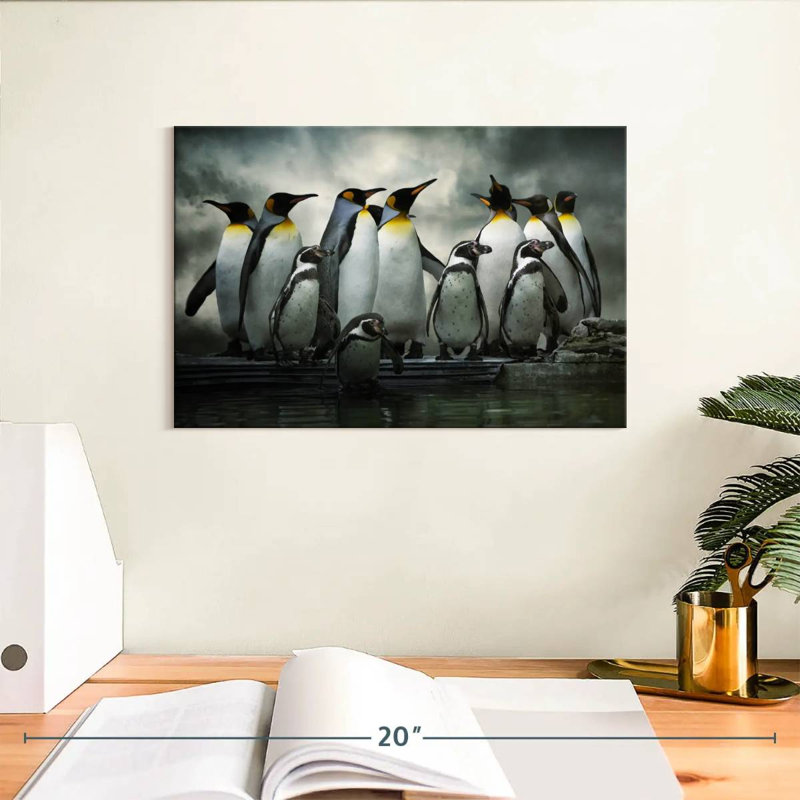 Manchot pingouin, H 8 po x l 12 po