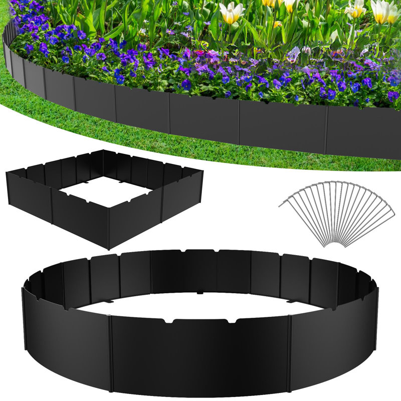 15cm H x 30cm W Plastic Lawn Edging