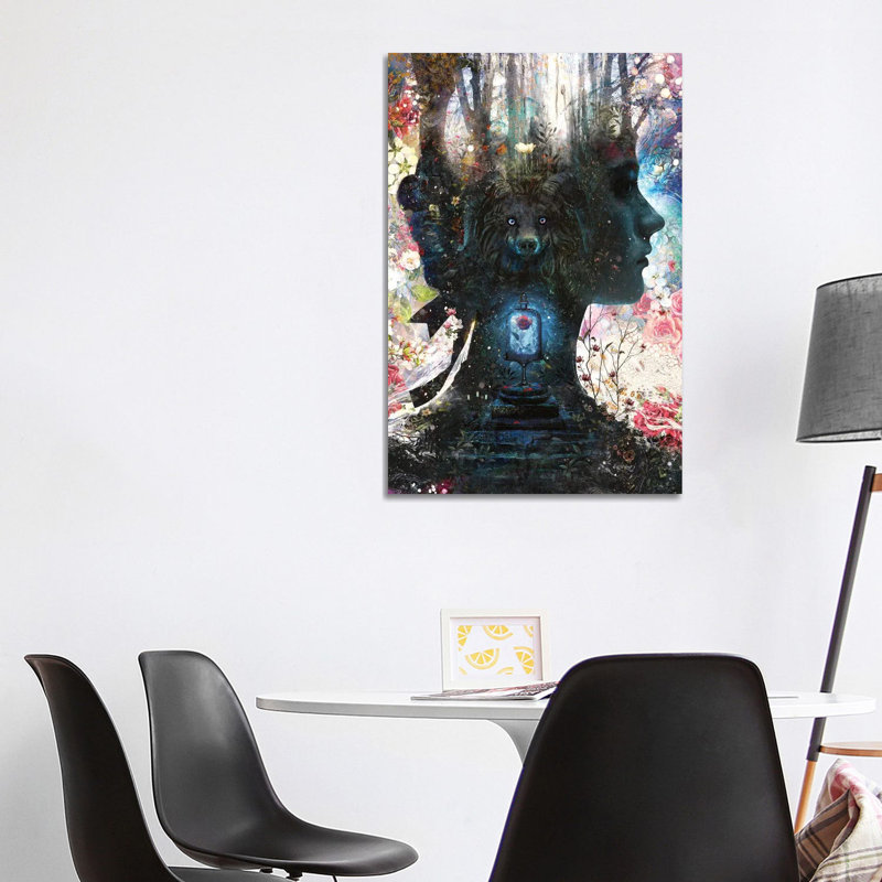 A Beauty And Her Beast by Barrett Biggers - Wrapped Canvas Print, 101.6 cm H x 66.04 cm W x 1.91 cm D