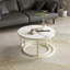 Extendable Frame Coffee Table with Storage-711837085