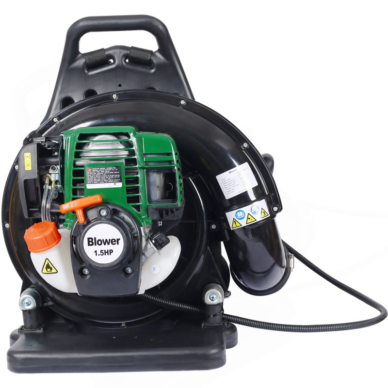 Souffleur à dos à 4 temps, gaz 37,7Cc, 1,5HP 580CFM, poids super léger 16.5Lbs
