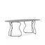 Trame Outdoor Oval Coffee Table