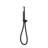 Harmony Rainfall Shower Set with round showerhead, round valve, and Wand Handshower, Matte Black-121486890