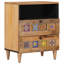 50cm W Solid Wood Bedside Table