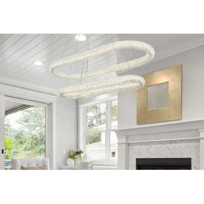 Brindalla 9 - Light Dimmable Tiered Chandelier