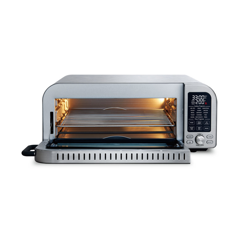 Salton Stainless Steel Air Fryer Toaster Oven Silver : Target