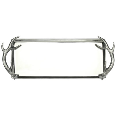 Arthur Court Designs Antler Aluminum Tray