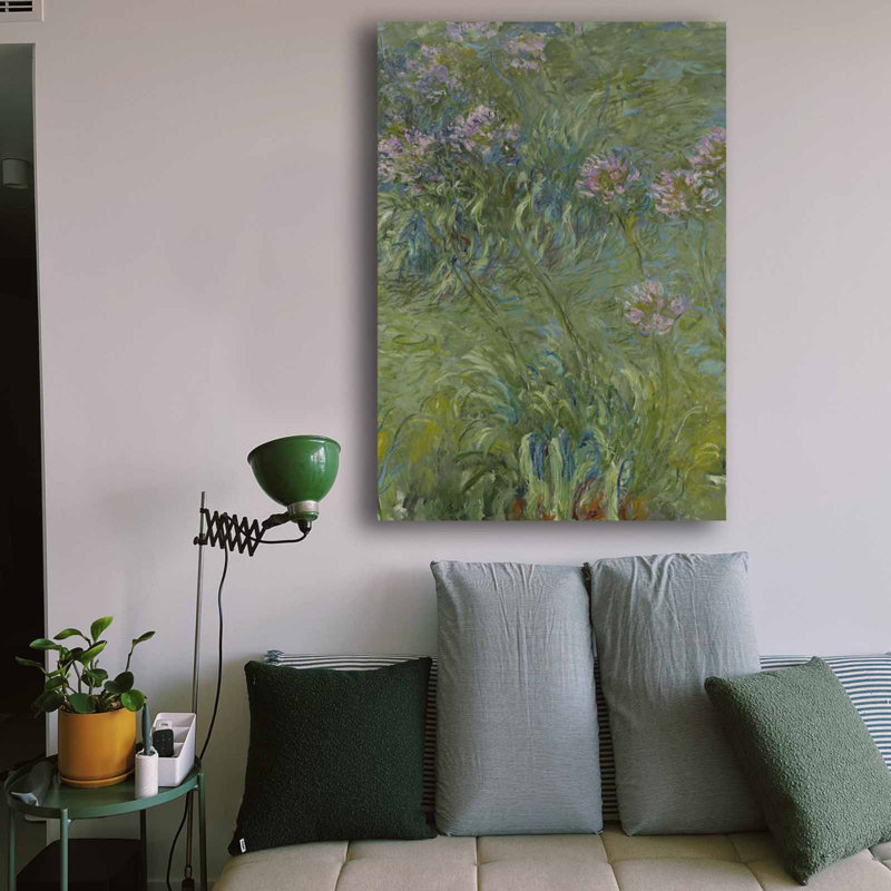 Claude Monet - peinture sur toile tendue