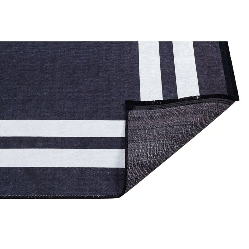 Fideoja Cotton Geometric Indoor / Outdoor Rug, Rectangle 2'7" x 4'11"