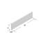 Classico Carrara 3" x 12" Ceramic Stone Look Subway Wall Tile