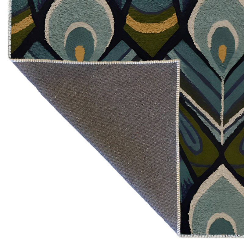Tapis intérieur / extérieur rectangulaire Samerah, Rectangle 5 pi x 6 pi 6 po