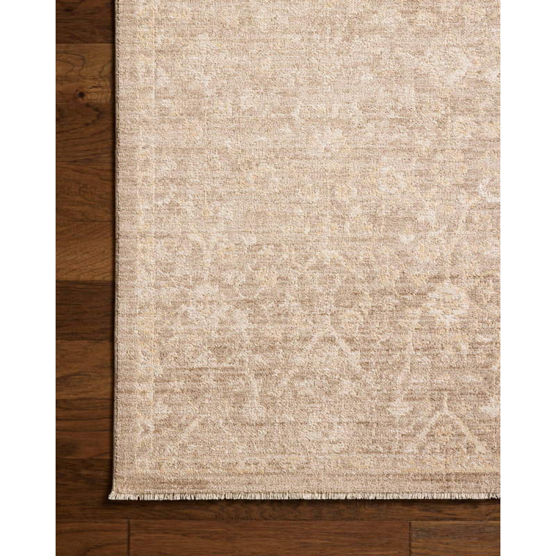 Tapis écorce / naturel Julia Loloi / Chris Loves, Rectangle 7 pi 10 po x 10 pi