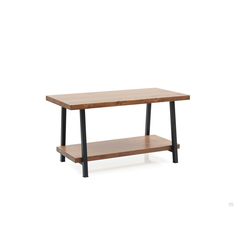 Table basse en bois massif 39 po Store London