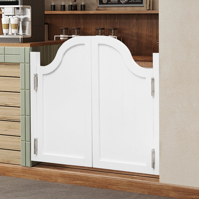 Solid Wood Café / Saloon Door, White