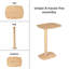Table de bout en bois massif Hannabel-769254106