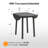 Extendable Round Solid Wood Dining Table-97801622