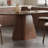 Modern Oval Solid Wood Dining Table-2121070589