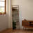 Retro Rectangular Black Walnut Full-Length Mirror
