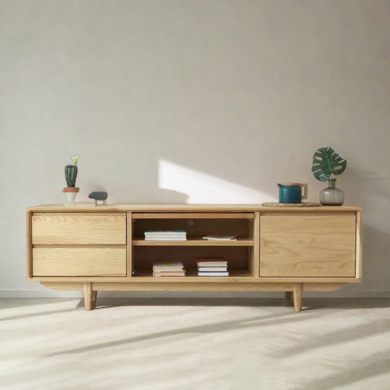 Meuble télé Nordic, H 20,07 po x L 62,99 po x l 15,74 po