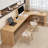 Burlywood Rectangular Solid Wood desks-116319613-116319614