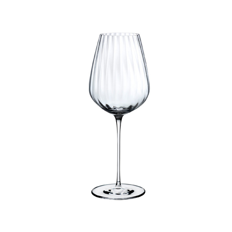 Round Up Handmade Crystal White Wine Glass
