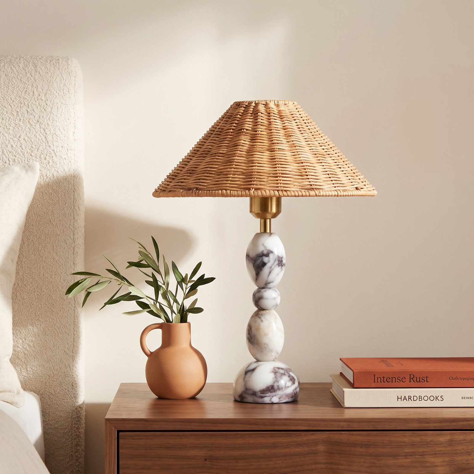 Genuine Marble Table Lamp