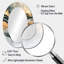 Silencieux Melody Of Golden Hard Edge Ink II - miroir mural ovale moderne doré-1598395280
