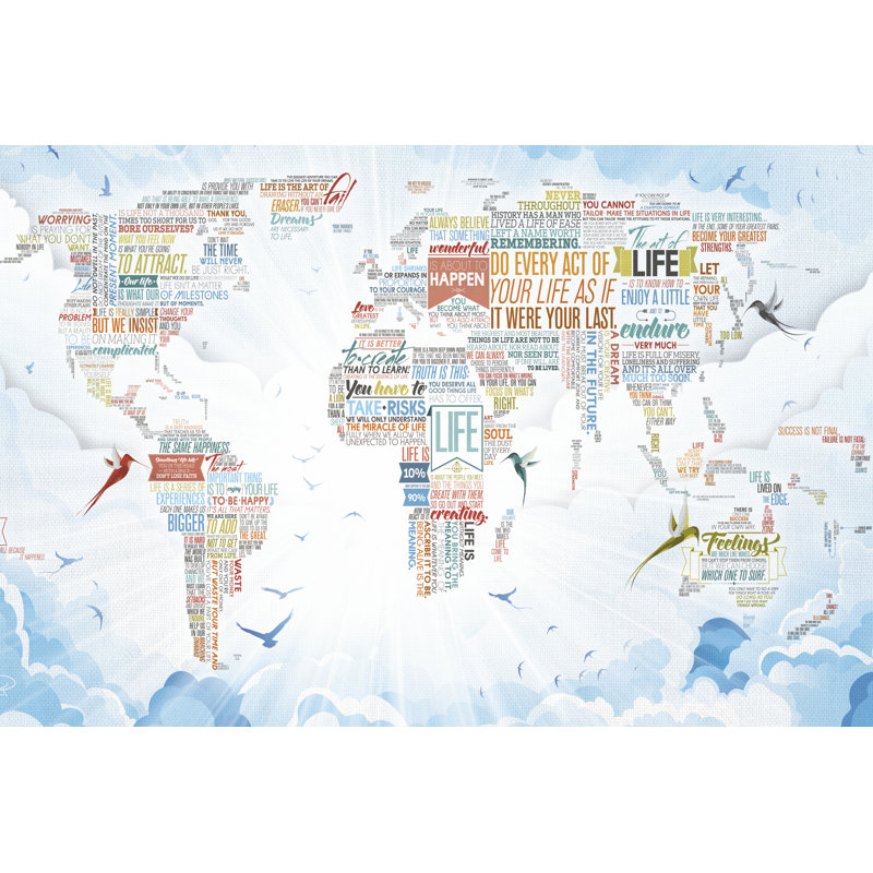 " NC World Of Life " by Mikael B. Design, 24" H x 36" W x 1" D