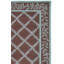 Tapis brun en laine crocheté à la main Hollander-21304868