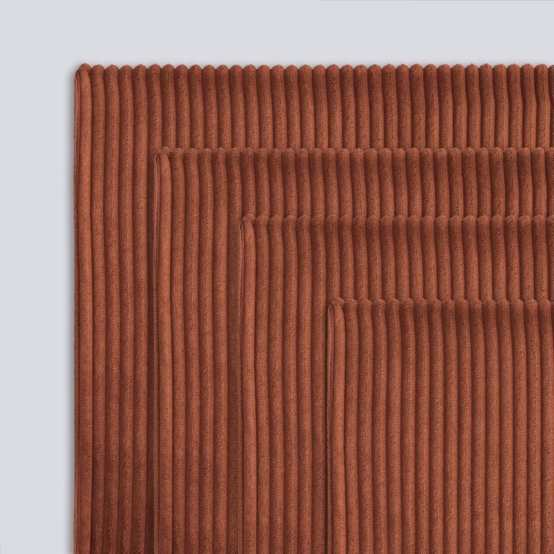 Corduroy Striped Corduroy Pillow Cover Square Modern Gradient Pillow Cases for Sofa,  Decorative Cushion Cover, 18"H x 18"W