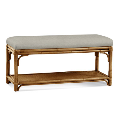 Banc de rangement en osier Summer Retreat