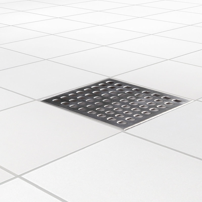 Grid Shower Drain, Stainless Steel