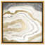 «Abstract Silver Gold Agate Geode Crystals», reproduction d'art graphique sur toile-1843015391-1790379035