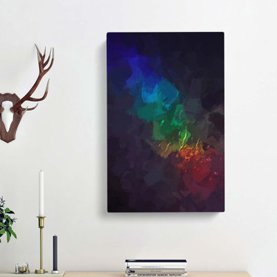 Road To The Morning In Abstract - Wrapped Canvas
