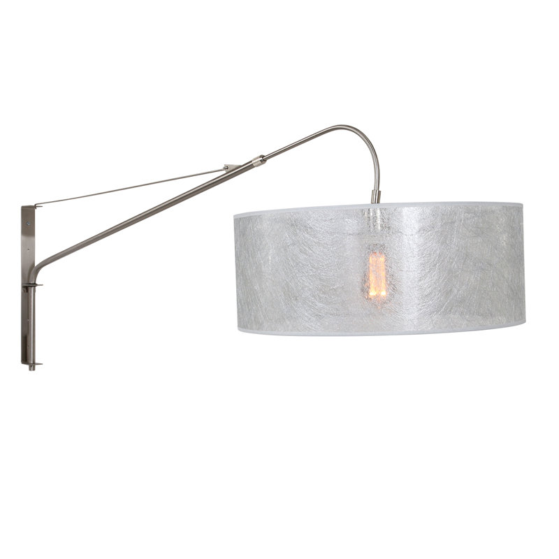 Owings Swing Arm Sconce, Steel, Steel