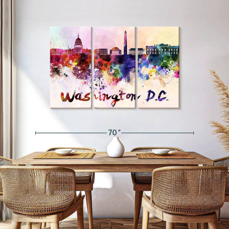 Sebbie Washington Colors, 36" H x 57" W