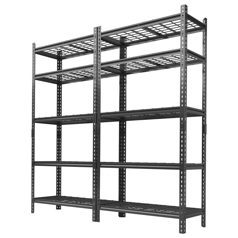 Garage Shelving 2200 LBS Storage Shelves Adjustable Metal Shelving Unit Heavy Duty 5 Tier Metal Shelves for Garage Kitchen Pantry Warehouse Basement