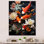 «Asian Art Infinite Koi I», reproduction d'art sur toile