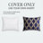 Navy Blue Velvet Linen Throw Pillow Covers Set with Embroidery – Christmas Room Decor 18x18 Inches-218941048-218941055